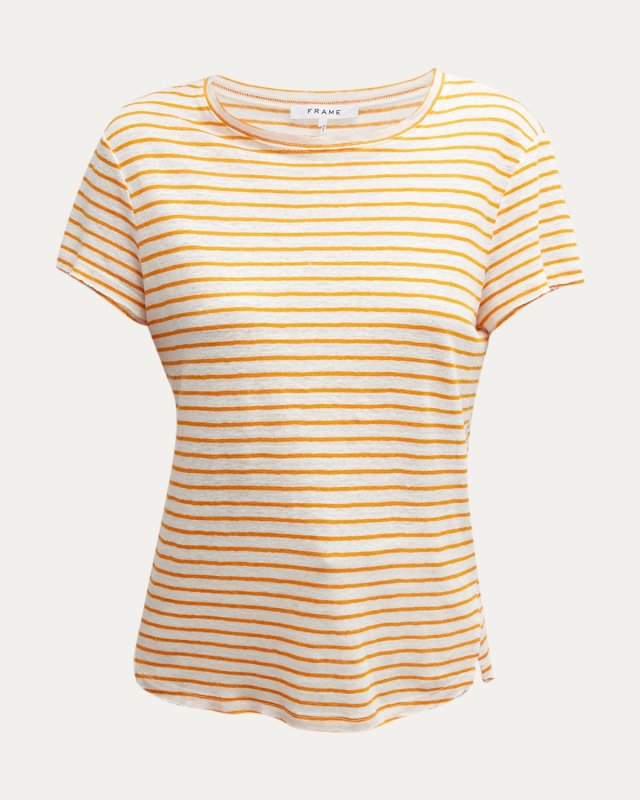 Easy True Striped Linen T